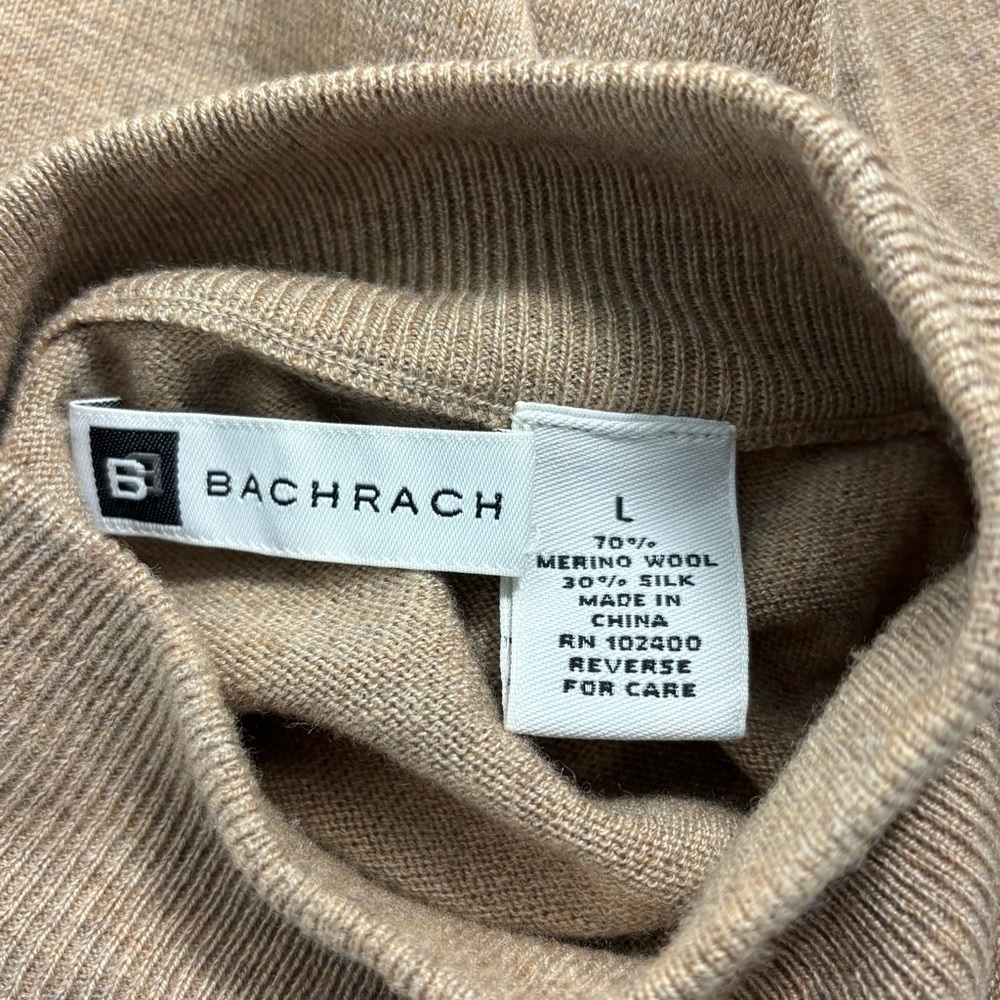 Merino Wool/Silk Mens Mock Neck Sweater Minimalist Preppy Grandpacore Old Money - Picture 8 of 11